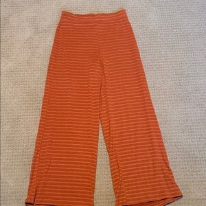 Derek Heart Orange Pull on Pants